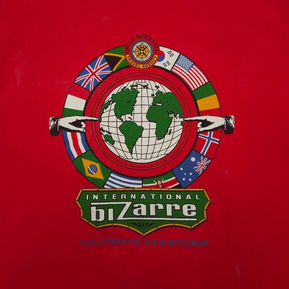 Jansport Uncle Bobs Int'l Travel Agency T Shirt Adult L Vintage Single Stitch - Picture 10 of 16